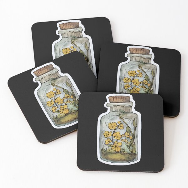 Item preview, Golden Wildflower Terrarium Art designed and sold by kndzxf.