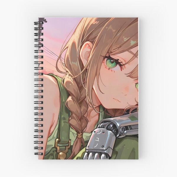 Item preview, JUNO: Extreme Close Up Face Profile | Cute Solarpunk Anime Girl designed and sold by Sytrics.