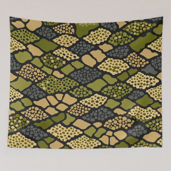 Item preview, Mangshan Pit Viper Camouflage Scale Pattern designed and sold by WildlifeInc.