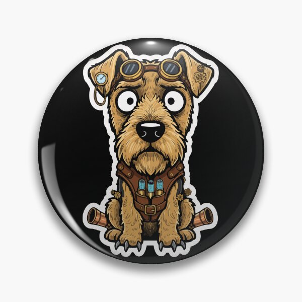 Item preview, Steampunk Terrier Dog with Propulsion and Vials designed and sold by PixelStudioBe.