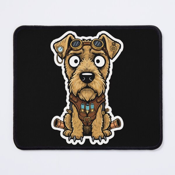 Item preview, Steampunk Terrier Dog with Propulsion and Vials designed and sold by PixelStudioBe.