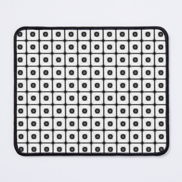 Item preview, Pattern of "Poof" tile in the white and black designed and sold by Cherevan.