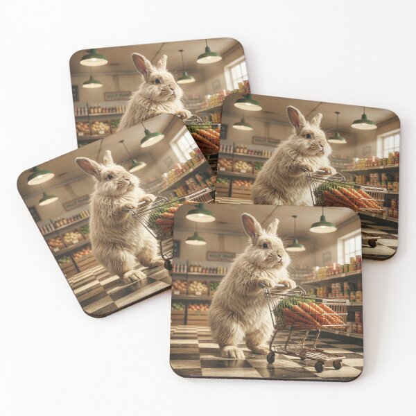 Item preview, Angora Rabbit Makes Off With Local Carrot Supply designed and sold by Tridentulus.