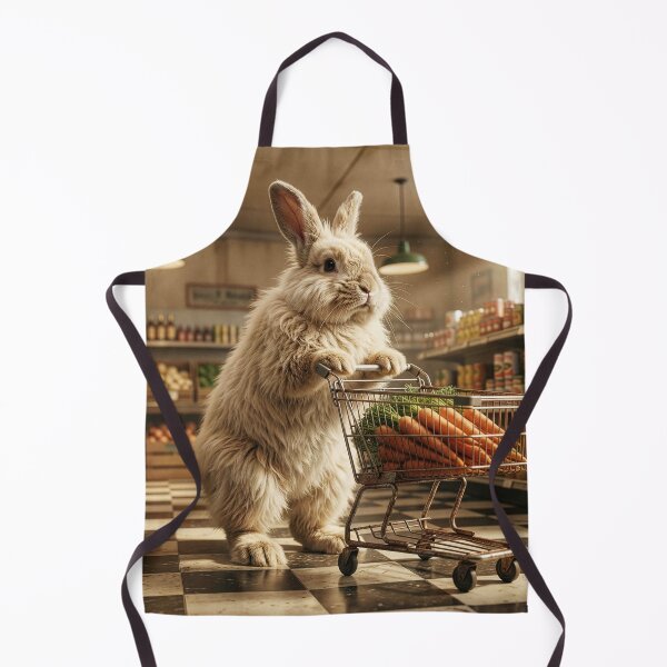 Item preview, Angora Rabbit Makes Off With Local Carrot Supply designed and sold by Tridentulus.