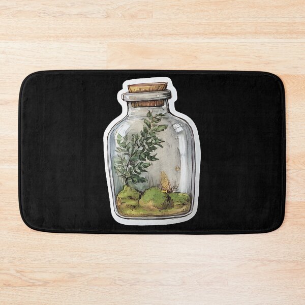 Item preview, Vintage Watercolor Fern Terrarium designed and sold by kndzxf.
