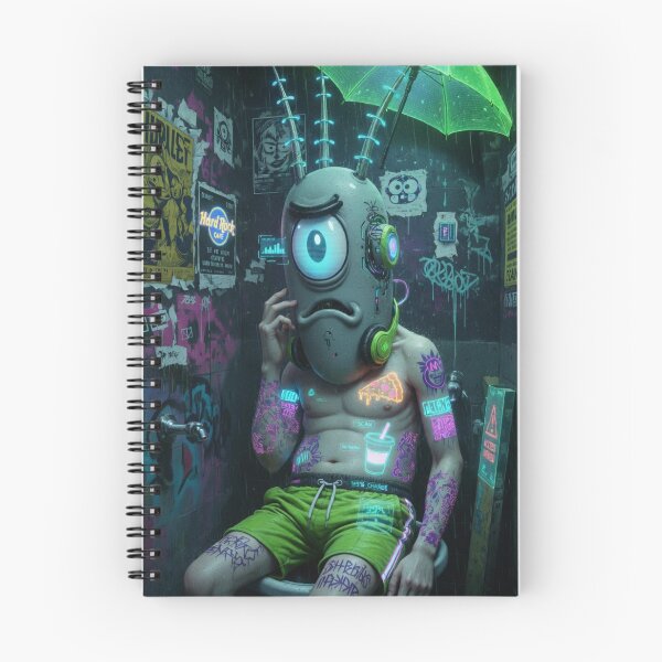 Item preview, “PLANKTON POWER‑UP PANIC — UNDERGROUND GIG LIVE FOREVER (MICRO‑MENACE EDITION)” designed and sold by Print Fiction.