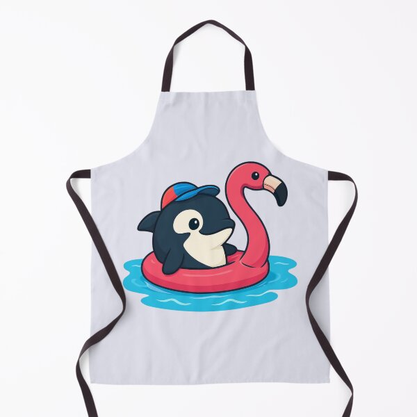 Item preview, Orca Whale and Ping Flamingo designed and sold by Animal Aura Studio.