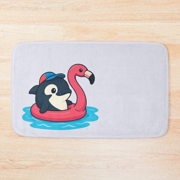 Item preview, Orca Whale and Ping Flamingo designed and sold by Animal Aura Studio.