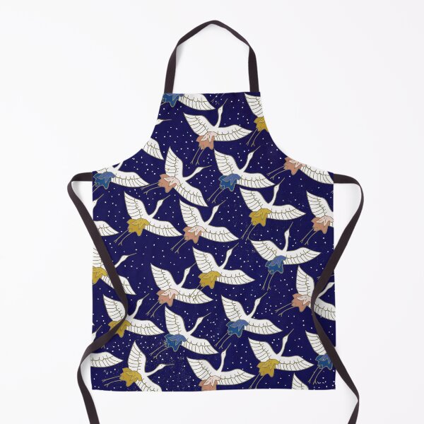 Item preview, Asian Art Flying Birds In Midnight Blue Sky designed and sold by DEC02.