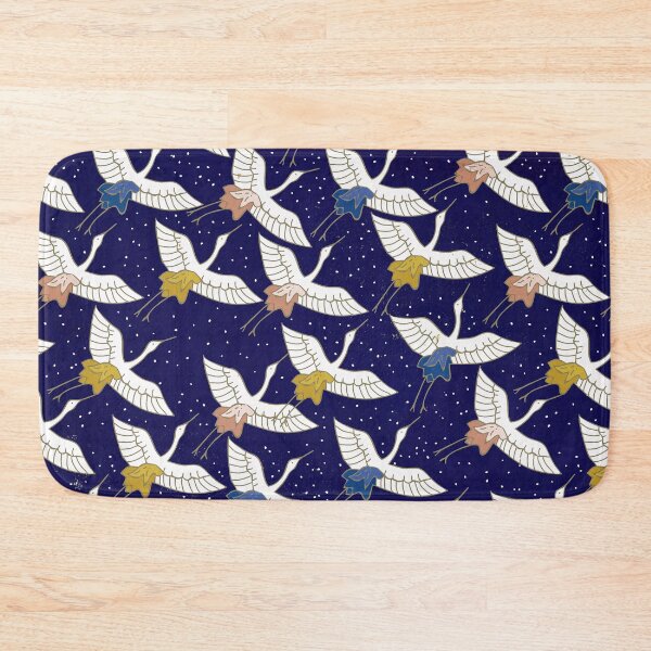 Item preview, Asian Art Flying Birds In Midnight Blue Sky designed and sold by DEC02.