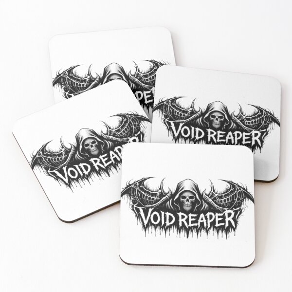 Item preview, Void Reaper – Dark Gothic Skull Metal Design designed and sold by bloomandbeads.eu.