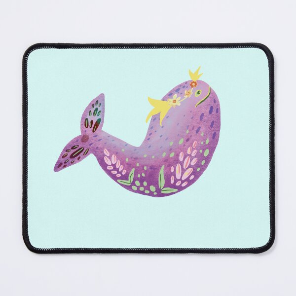Item preview, Whimsical whale under the sea illustration designed and sold by FaliushART.