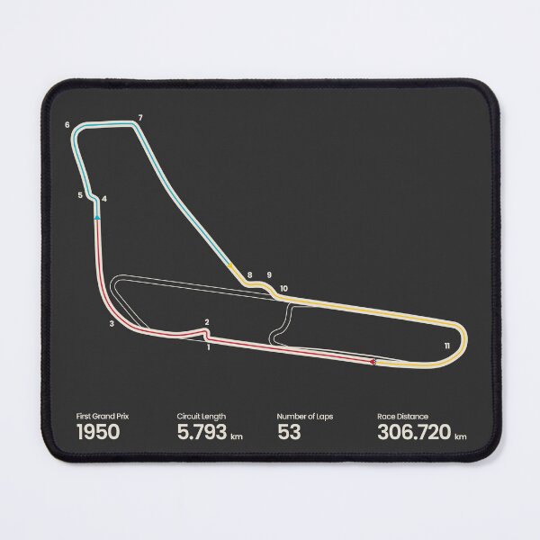 Item preview, Monza Circuit | Italian Grand Prix Motorsports Circuit Map designed and sold by aio.