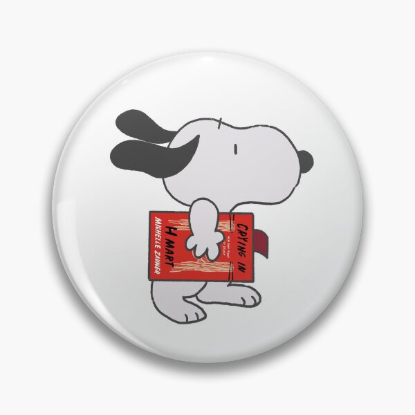 Item preview, snoopy reading crying in h mart designed and sold by liveawhimsylife.