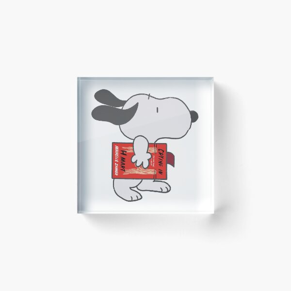 Item preview, snoopy reading crying in h mart designed and sold by liveawhimsylife.