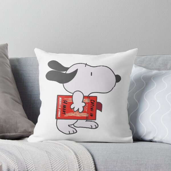 Item preview, snoopy reading crying in h mart designed and sold by liveawhimsylife.