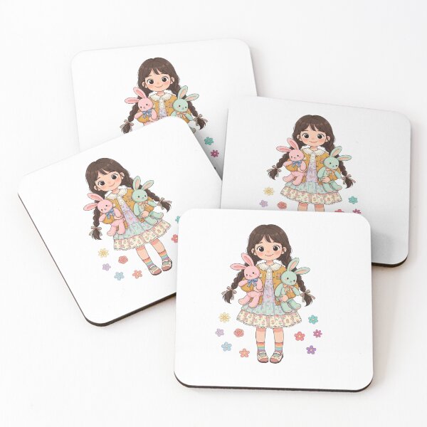Item preview, The girl and the rabbit doll designed and sold by PP&RAINBOW SHOP.
