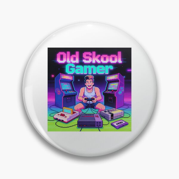 Item preview, Old Skool Gamer designed and sold by cjbizmedia.