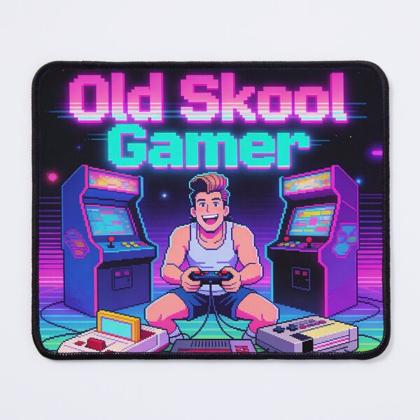 Item preview, Old Skool Gamer designed and sold by cjbizmedia.