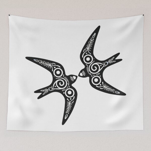 Item preview, Beautiful swallows designed and sold by MARYA.ART.