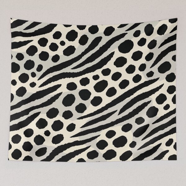 Item preview, African Civet Stripe Spot Fur Pattern designed and sold by WildlifeInc.