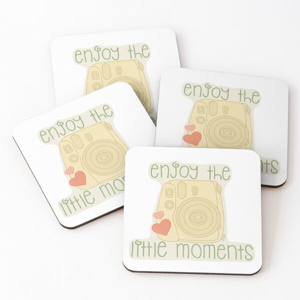 Item preview, Enjoy the Little Moments Camera – Yellow designed and sold by BibidibuDesigns.