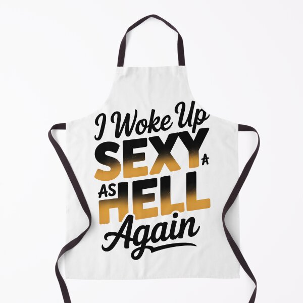 Item preview, I Woke Up Sexy As Hell Again – Bold Typography Confidence Quote Design designed and sold by ArcticFoxStudio.