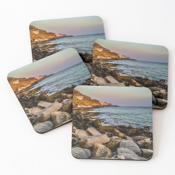 Item preview, Golden Sunset Above Coastal Rocks designed and sold by GlennP97.