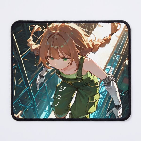 Item preview, JUNO: Industrial Hangar Scaffolding | Cute Solarpunk Anime Girl designed and sold by Sytrics.