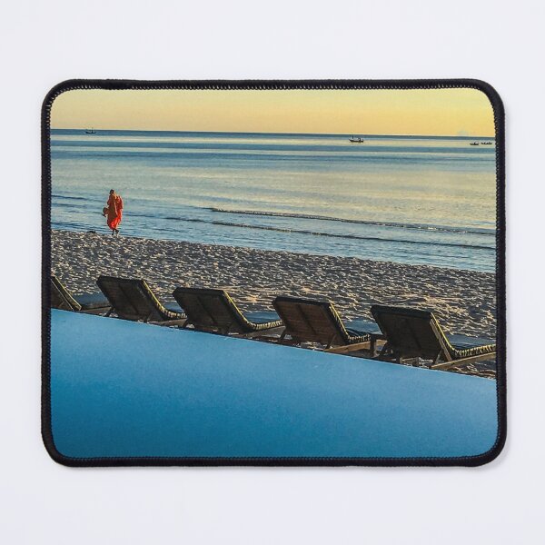 Item preview, Monk Walking On White Beach designed and sold by GlennP97.