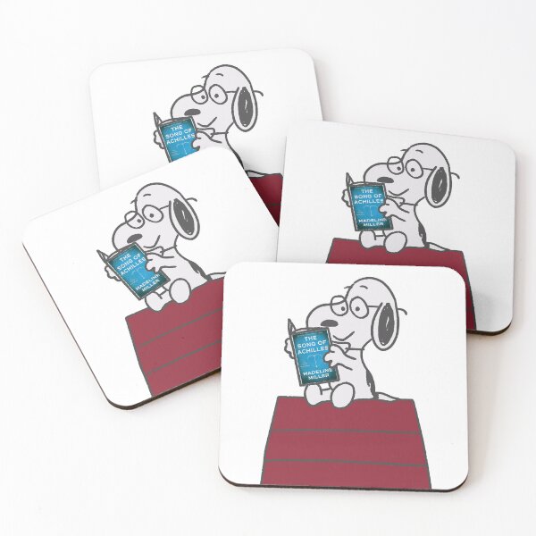 Item preview, snoopy reading the song of achilles designed and sold by liveawhimsylife.
