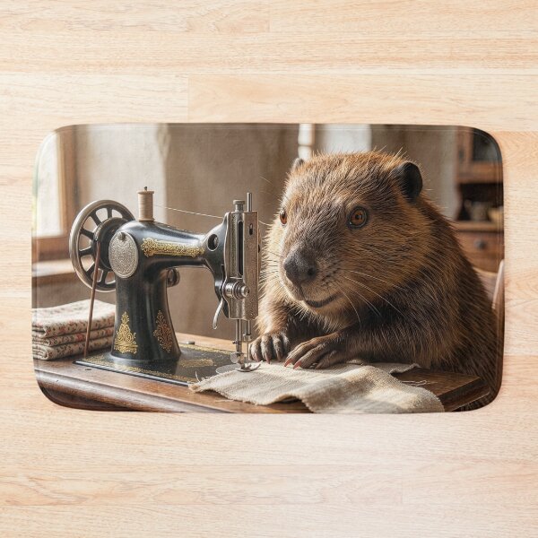 Item preview, Beaver Loves to Sew designed and sold by Tridentulus.