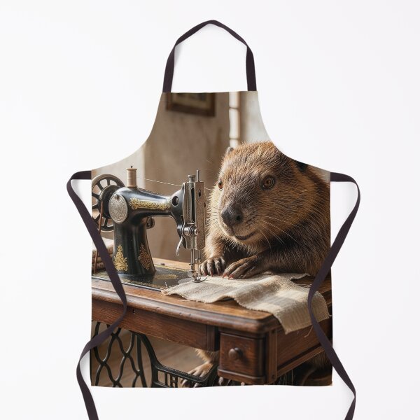 Item preview, Beaver Loves to Sew designed and sold by Tridentulus.