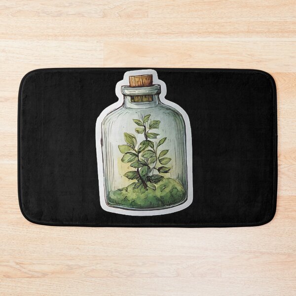 Item preview, Hand-Painted Watercolor Seedling Terrarium designed and sold by kndzxf.