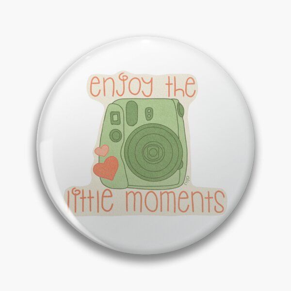 Item preview, Enjoy the Little Moments Camera – Green designed and sold by BibidibuDesigns.