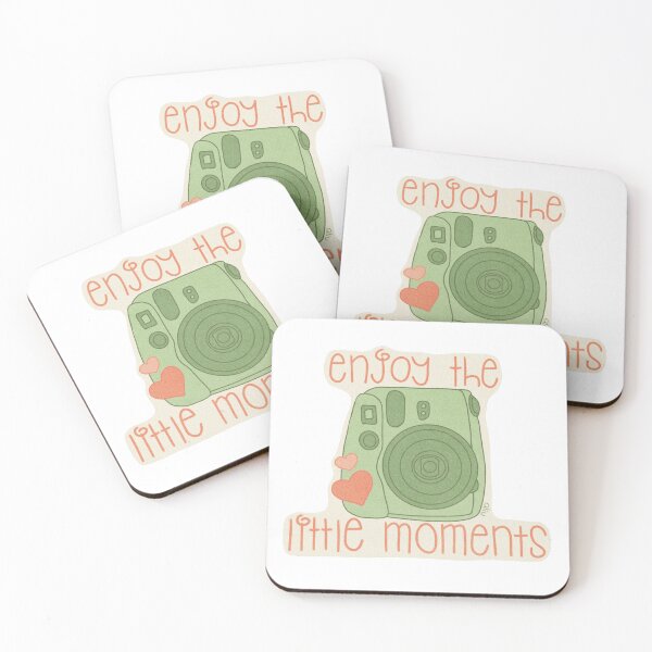 Item preview, Enjoy the Little Moments Camera – Green designed and sold by BibidibuDesigns.