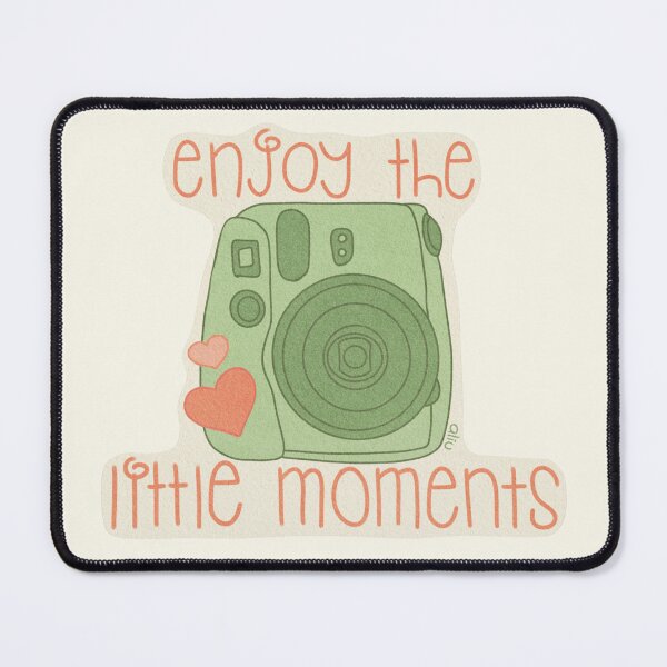 Item preview, Enjoy the Little Moments Camera – Green designed and sold by BibidibuDesigns.