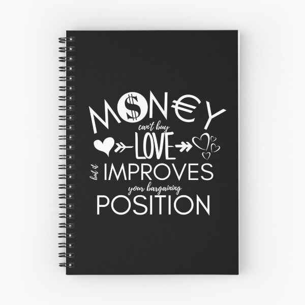 Item preview, Money Cant Buy Love Funny Finance Quote designed and sold by DesignsVault.