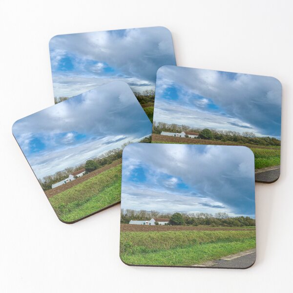 Item preview, Farm beneath heavy summer clouds designed and sold by GlennP97.