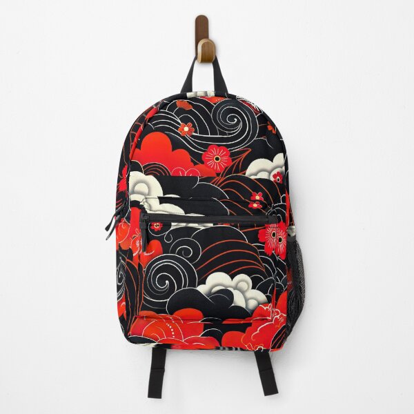 Item preview, Asian Red Flowers And Swirling Black White Designs designed and sold by DEC02.