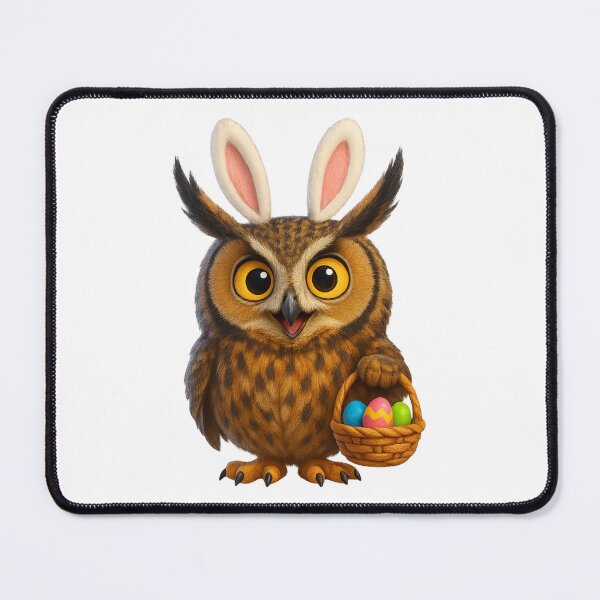Item preview, Easter Long-Eared Owl designed and sold by Sillytoe.