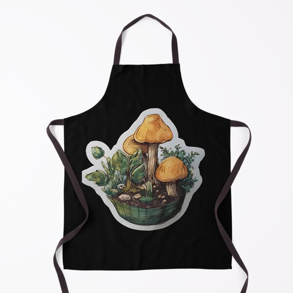 Item preview, Sunlit Watercolor Yellow Mushroom Trio designed and sold by kndzxf.