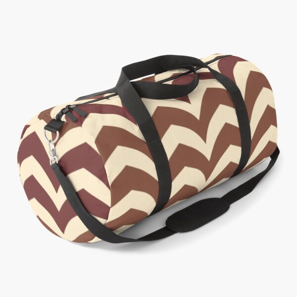 Item preview, Khaki Burgundy Sand Brown Cream Chevron Pattern designed and sold by burbankdesigns.