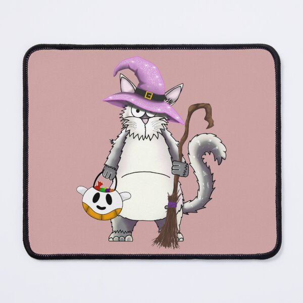 Item preview, Daisy the Sparkly Witch Princess: Whimsical White Cat Halloween designed and sold by Englandbear.