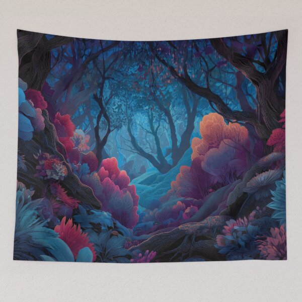 Item preview, Mystical Night Forest Garden designed and sold by LuminousFoundry.
