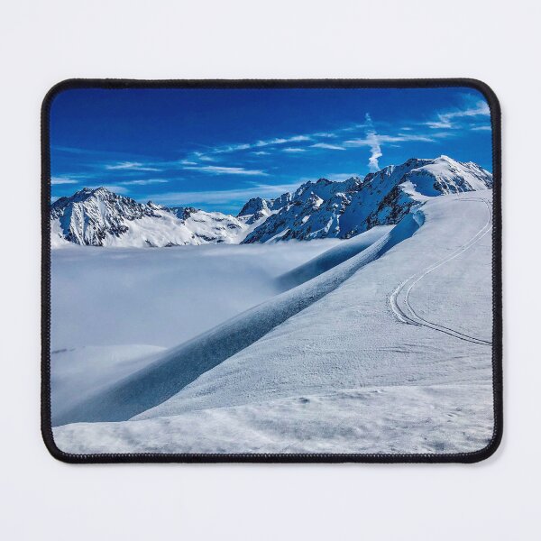 Item preview, Single track across endless snow designed and sold by GlennP97.