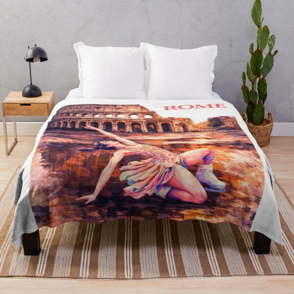 Item preview, Rome Sticker – Colosseum Figure Skating Art designed and sold by origin-arthouse.