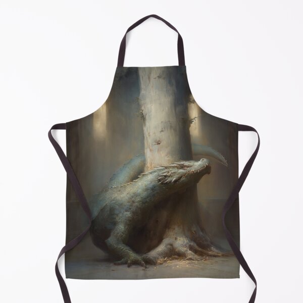 Item preview, Nidhogg at the Roots of Yggdrasil, Norse Mythology Serpent Wall Art designed and sold by NordicDreams.