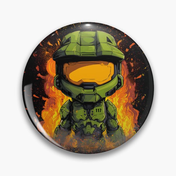Item preview, Cute Master chief designed and sold by RatherCreative.