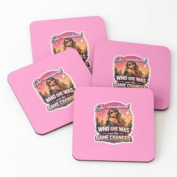 Item preview, She Remembered Who She Was Game Changed Empowerment Sticker designed and sold by Nicolae-SCROCIOB-Shop.